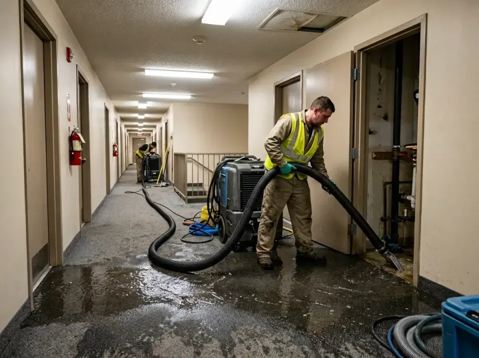 multi-unit-apartment-hallway-f-005 — frequently asked questions, Emergency Burst Pipe Water Extraction & Removal in Afton, WY